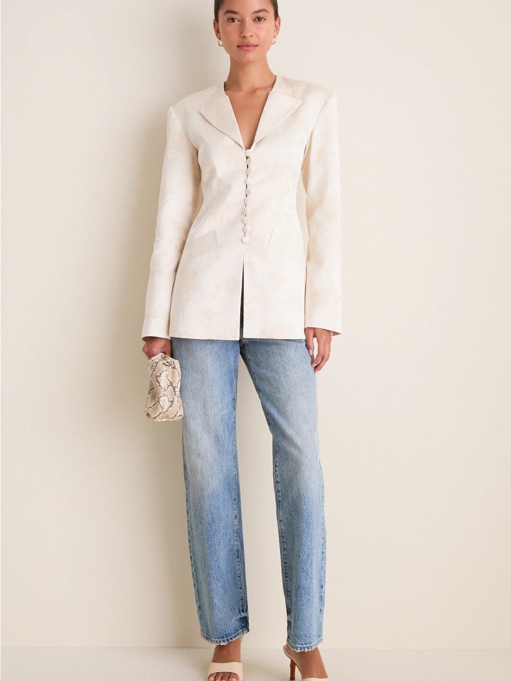 Pistola Cassie in Serpentine Vintage - Super High Rise Straight Jeans size 25 - Picture 2 of 8